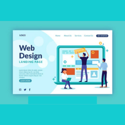 website building work